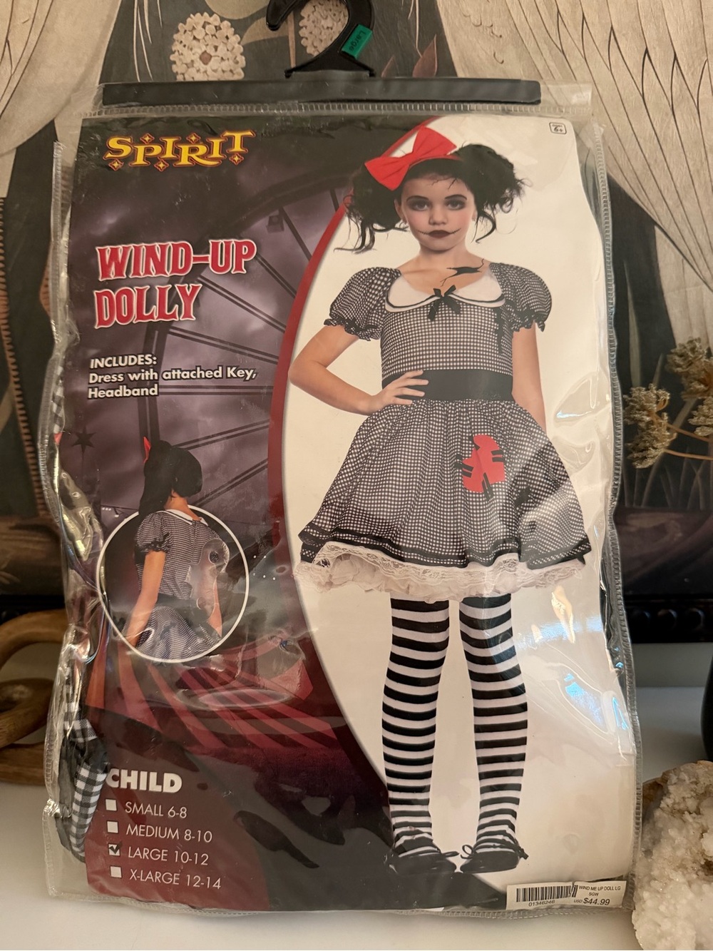 Spirit Wind-Up Dolly Costume - Tights Included